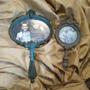 Two wall hanger photo frames one is a 5x7 and other is a 3x5